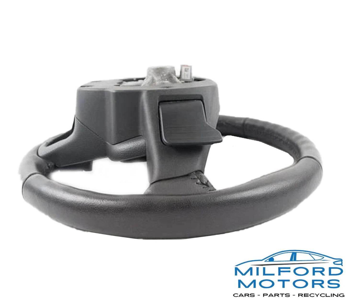 Steering Wheel Black Leather Non Heated Fits 2013 Ford Fusion Titanium Sedan L4