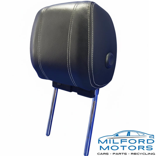 Black Leather Front LH Seat Headrest Fits 2019 Land Rover Range Rover Velar 2.0L
