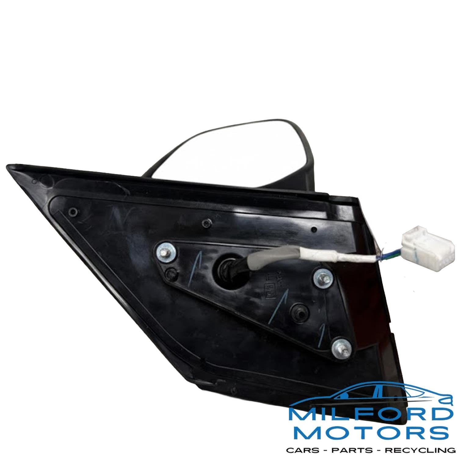 Front Blue Passenger Side Door View Mirror Fits 2024 Mitsubishi Mirage G4 1.5L