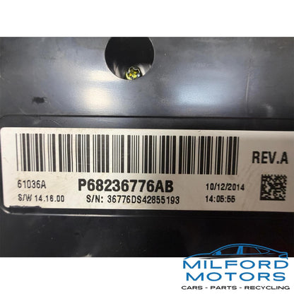 Manual A/C Temperature Switch Control Fits 15-2024 Ram 1500 3500 5.7L 68236776AB