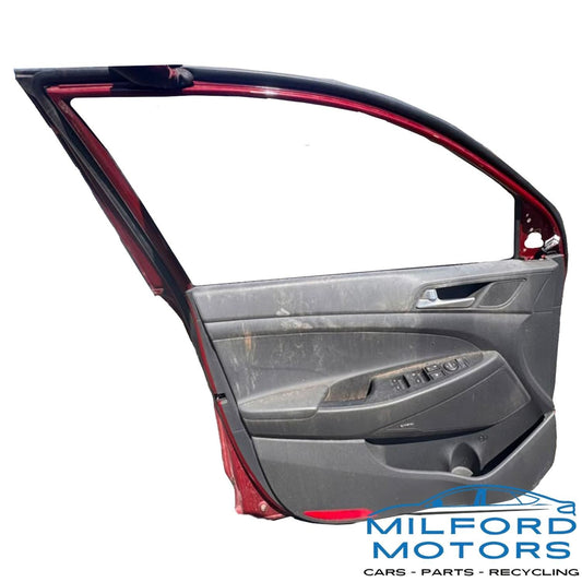 Left/Driver Front Door Assembly (R5R) NO GLASS Fits 16-2021 Hyundai Tucson 2.4L