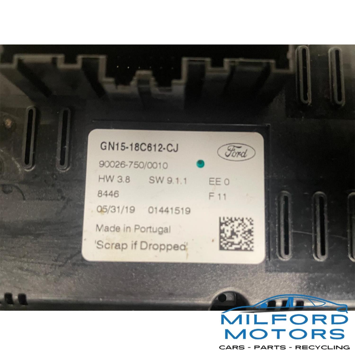 A/C Automatic Temperature Control Unit Fits 2018-2020 Ford EcoSport 1.0L