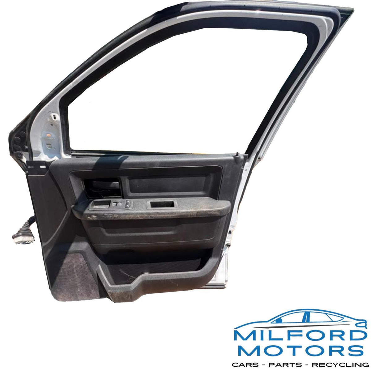 Right Front Electric Door Panel White PW7 Fits 2009-2023 Ram 1500 2500 3500 3.0L
