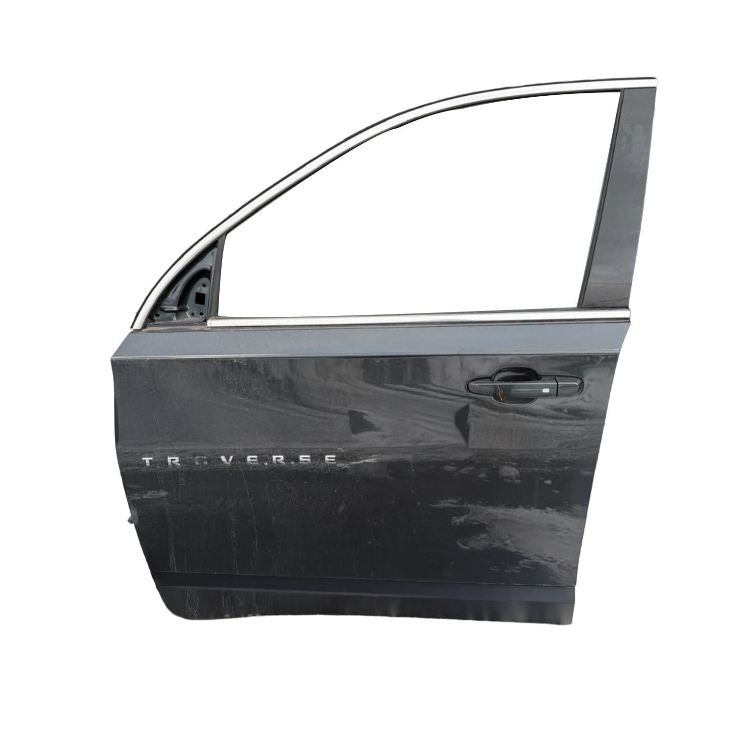 Gray Front Driver Side Door Fits 2018-2024 Chevrolet Traverse 3.6L