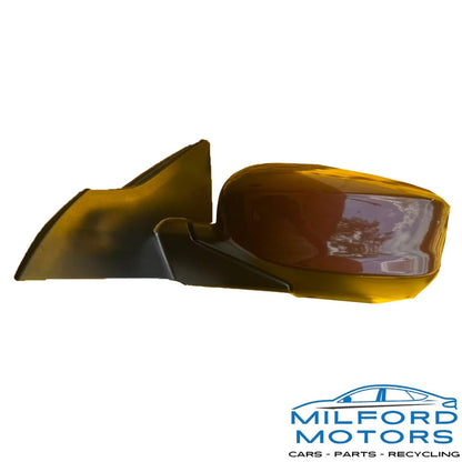 Left Driver Door Side View Mirror Power Red R548P Fits 13-2017 Honda Accord 2.4L