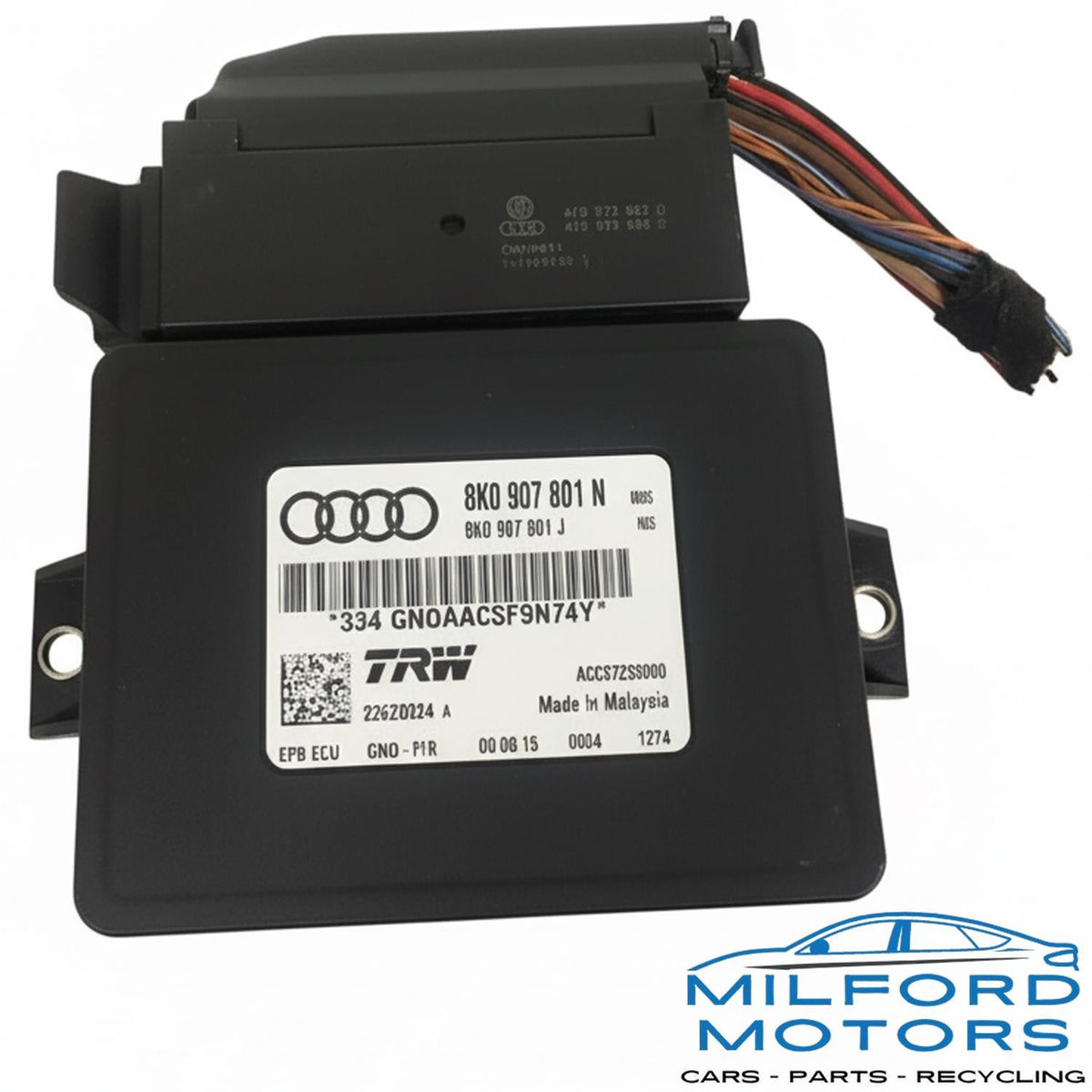 Parking Brake Control Module (RH) Fits 2013-2017 AUDI A4 A5 Q5 RS5 S5 8K0907801N
