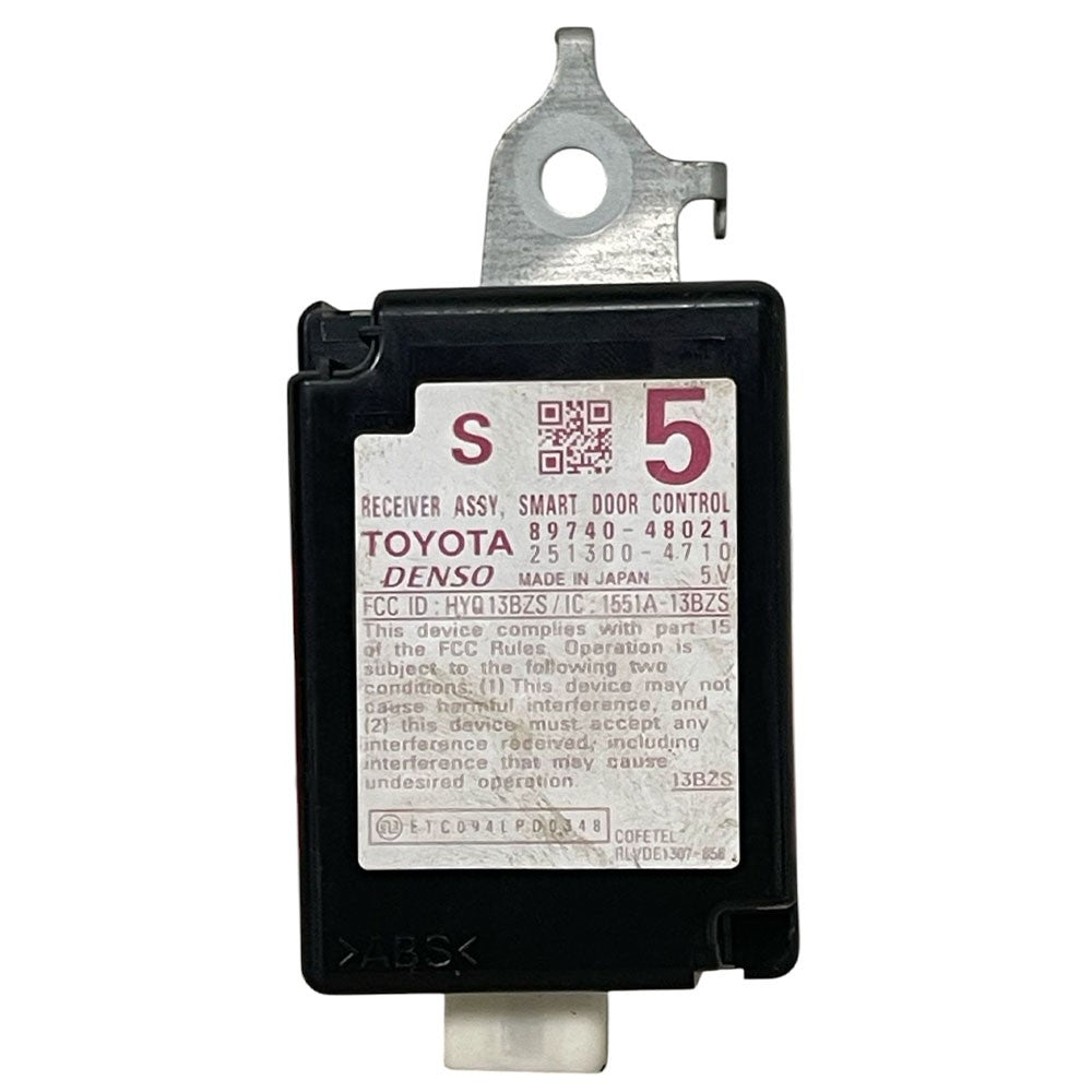 Smart Door Receiver Control Module - 2009 Toyota Highlander 3.5L 89740-48020