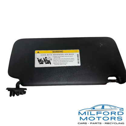 Front Black Driver Side Sun Visor Fits 2014 Mercedes-Benz CLA250 4MATIC 2.0L