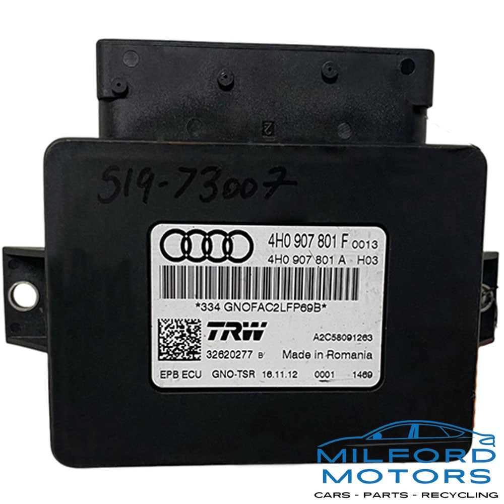 Chassis Parking Brake Control Module Fits 2013-2018 Audi A6 S6 2.0L 4H0907801F