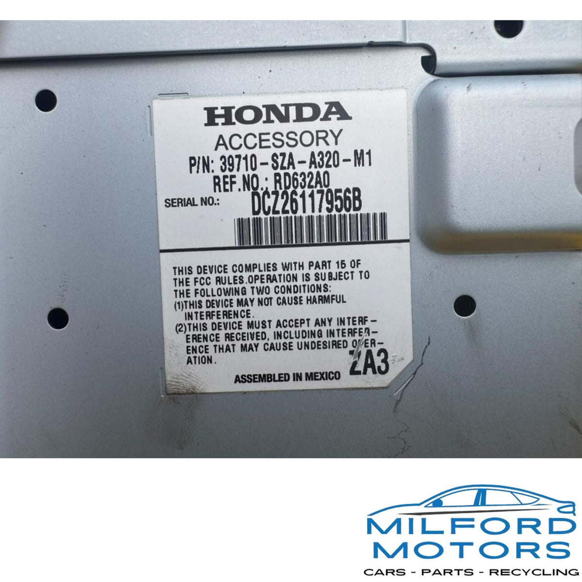 OEM Info-GPS-TV Display Screen Dashboard Fits 2012-2015 Honda Pilot SUV 3.5L