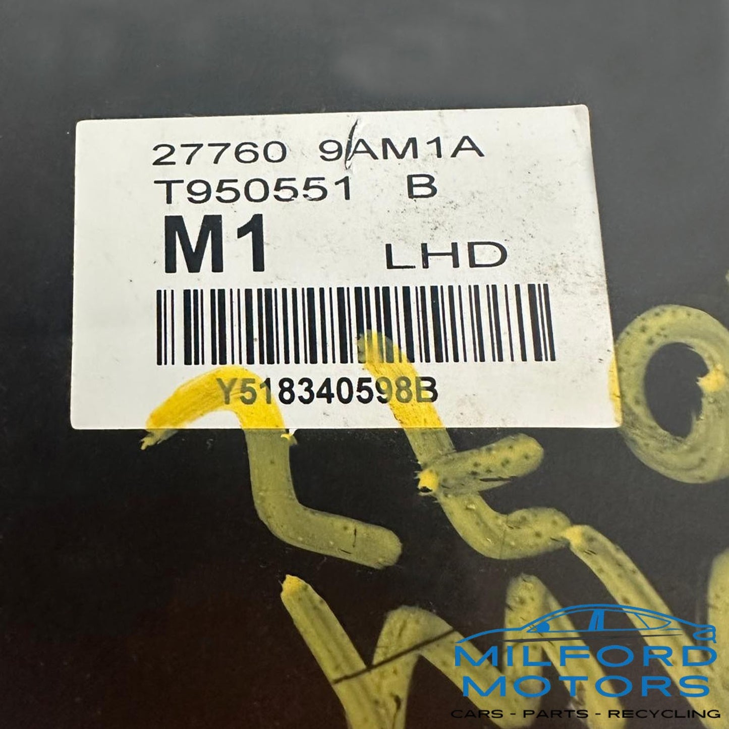 Chassis Temperature Control Module - 2019 Nissan Sentra Sedan 1.8L 27760-9AM1A