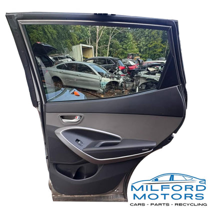 Right Rear Electric Door Panel Gray IM Fits 13-2018 Hyundai Santa Fe Sport 2.4L