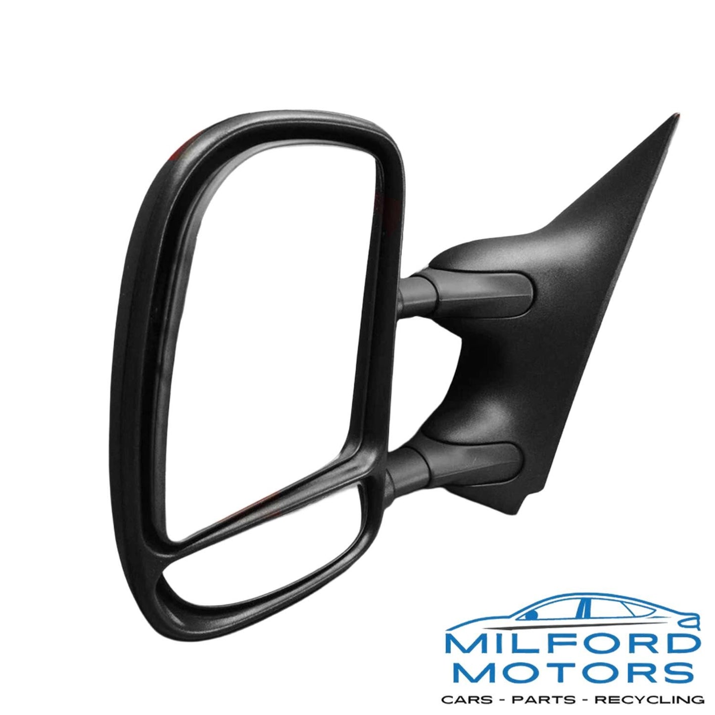 Driver Side Manual Dual Arm Mirror Fits 2018 Ford E-350 Super Duty 6.2L
