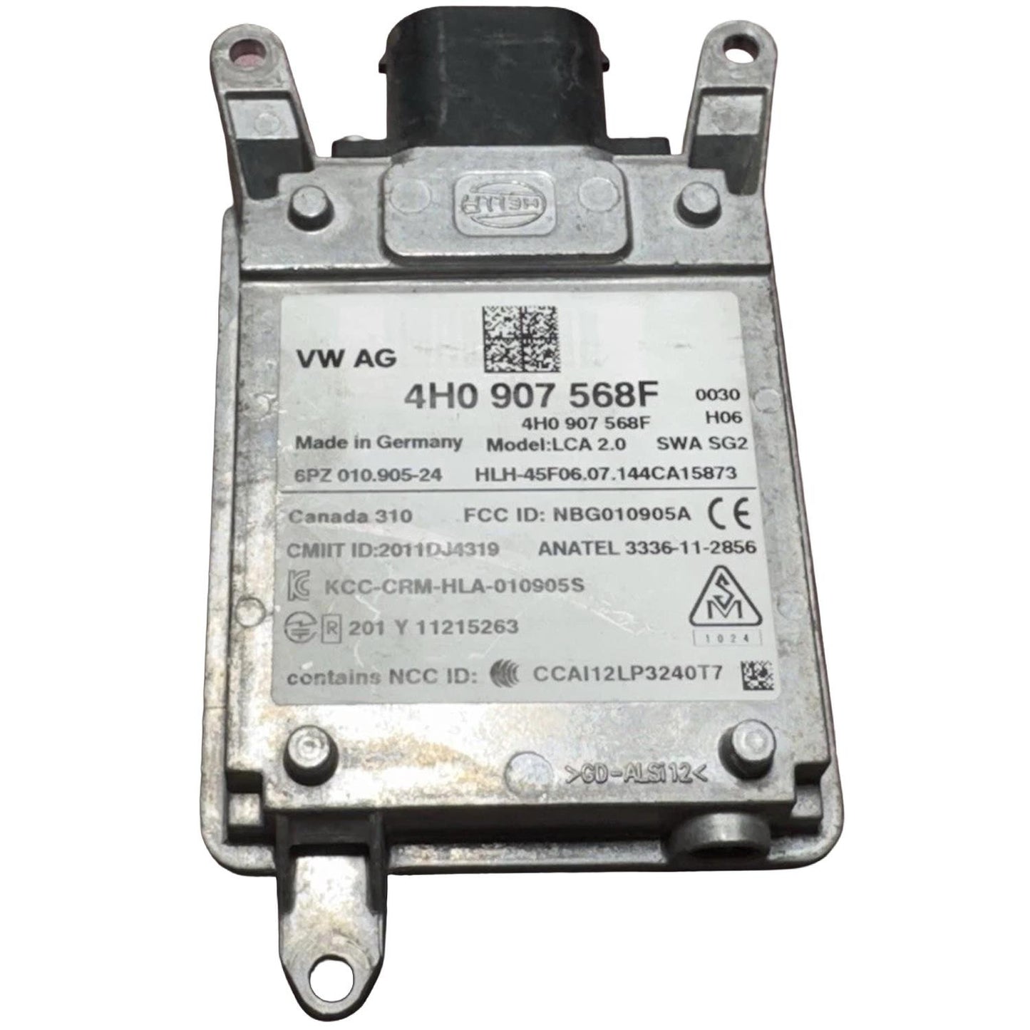 Rear Blind Spot Radar Sensor Module - 2015 Audi A8 quattro Sedan 4.0L 4H0907568F