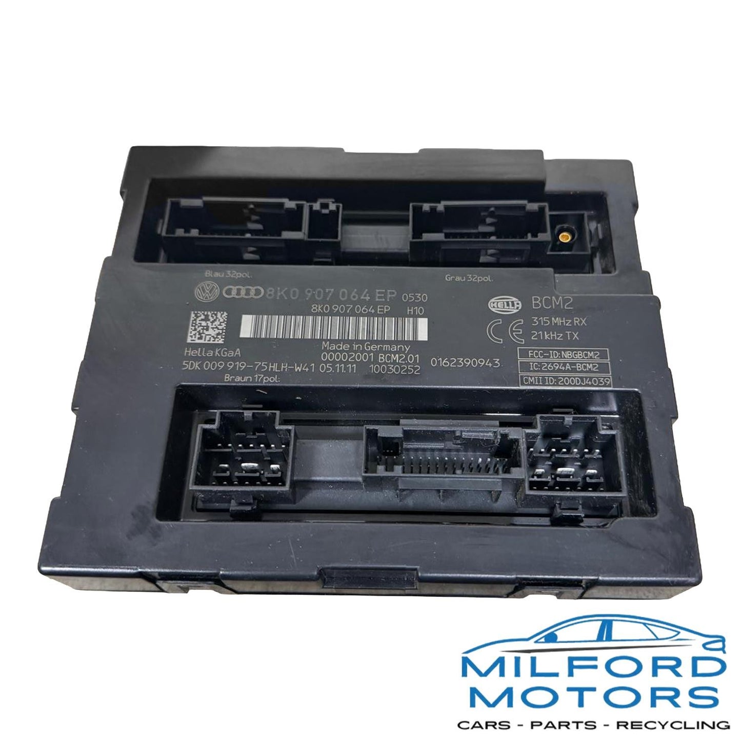 Body Control Module BCM Fits 2012-2017 Audi Q5 3.2L 8K0907064EP