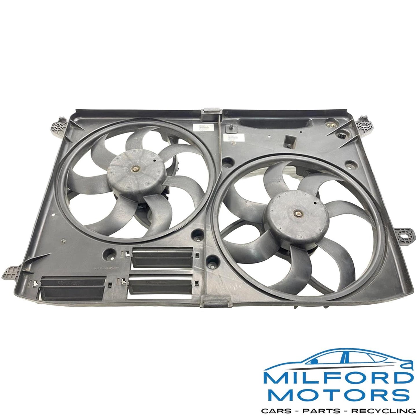 Dual Radiator Cooling Fan Motor Assembly Fits 2013 Ford Fusion Sedan 2.0L