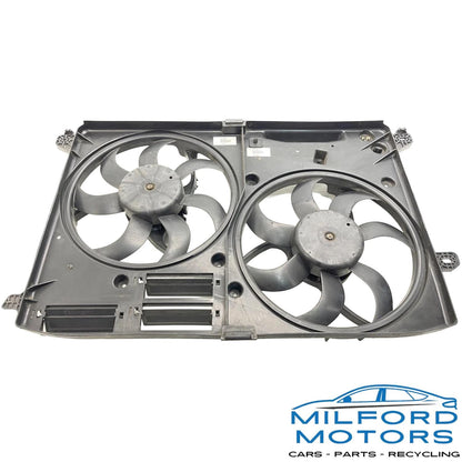 Dual Radiator Cooling Fan Motor Assembly Fits 2013 Ford Fusion Sedan 2.0L