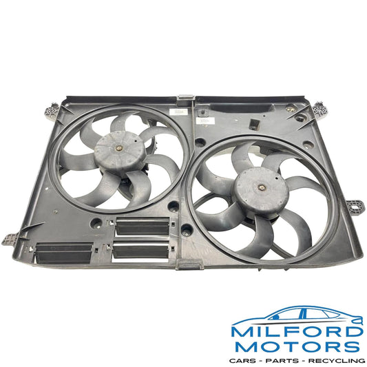 Dual Radiator Cooling Fan Motor Assembly Fits 2013 Ford Fusion Sedan 2.0L
