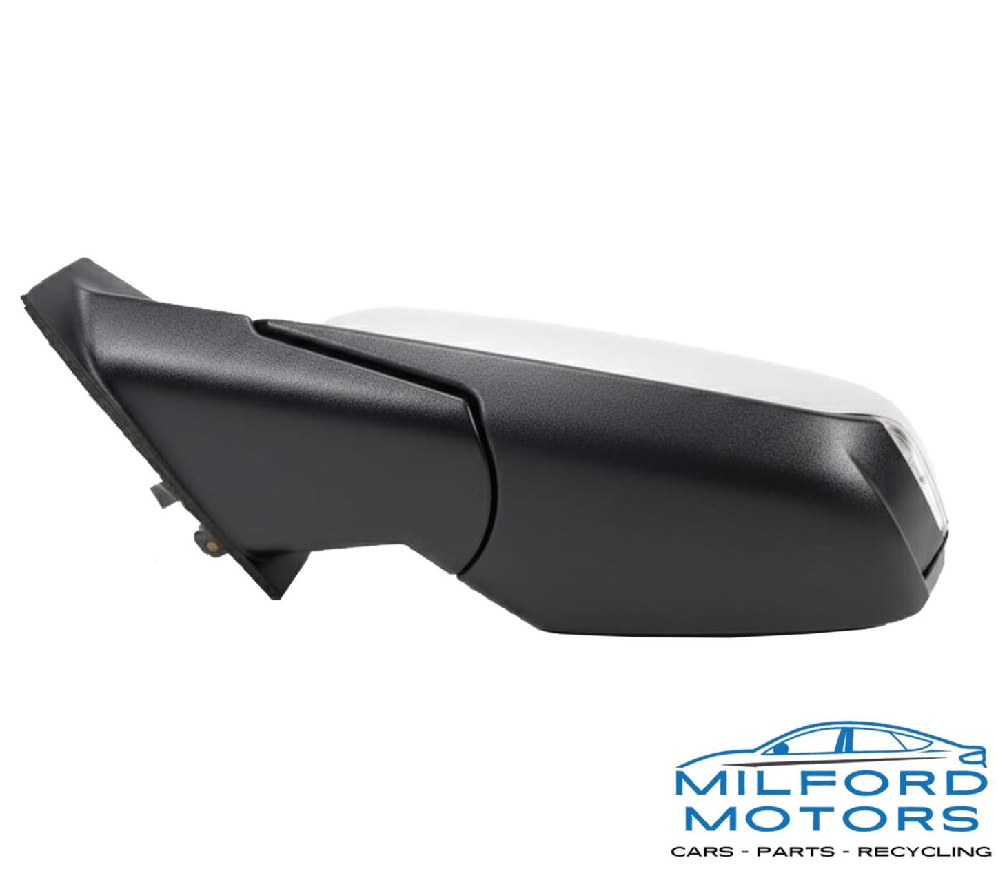 Black Textured Driver Side Door View Mirror Fits 2018-2024 Chevrolet Equinox L4