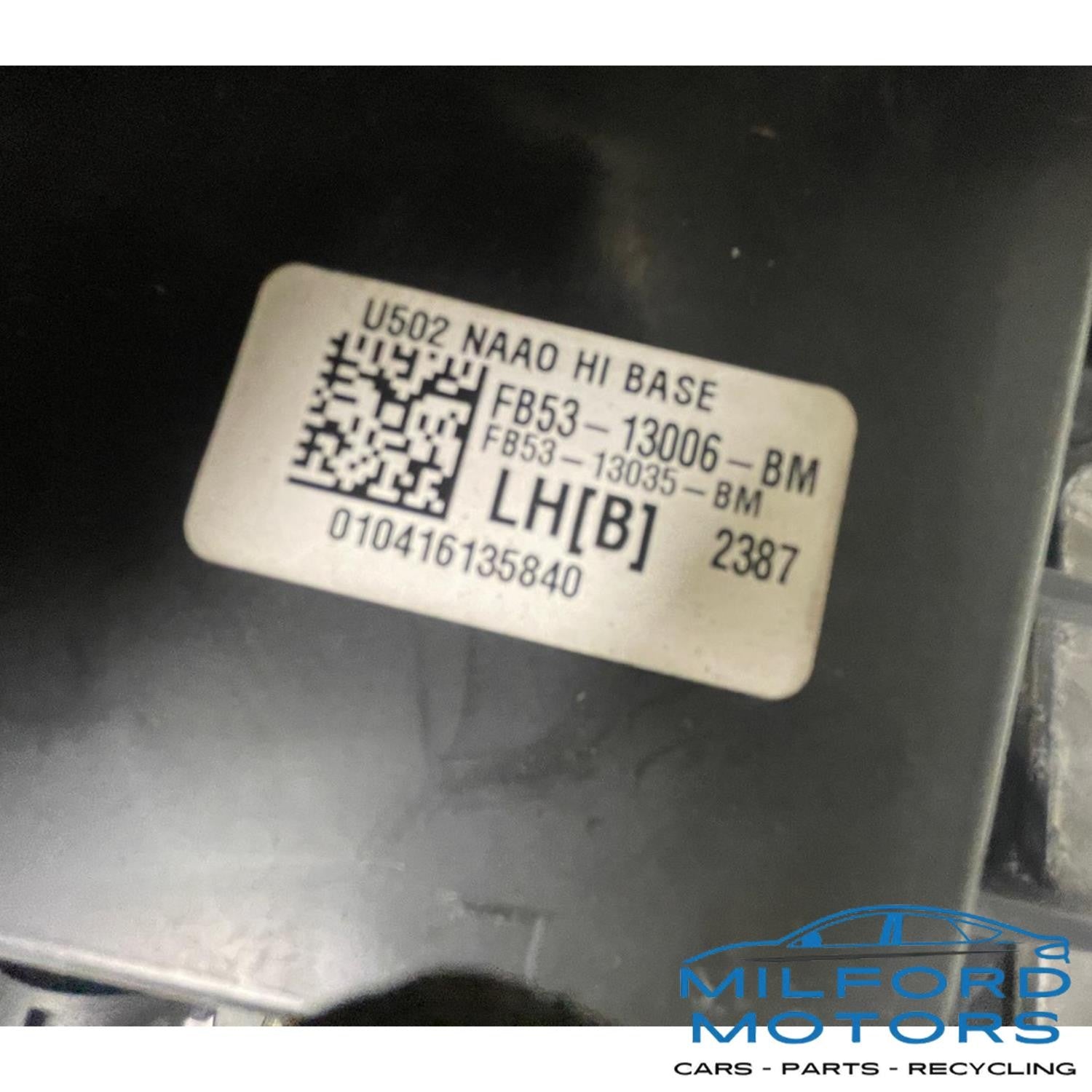 Driver Left Side Headlight Assembly Fits 2016-2017 Ford Explorer 3.5L