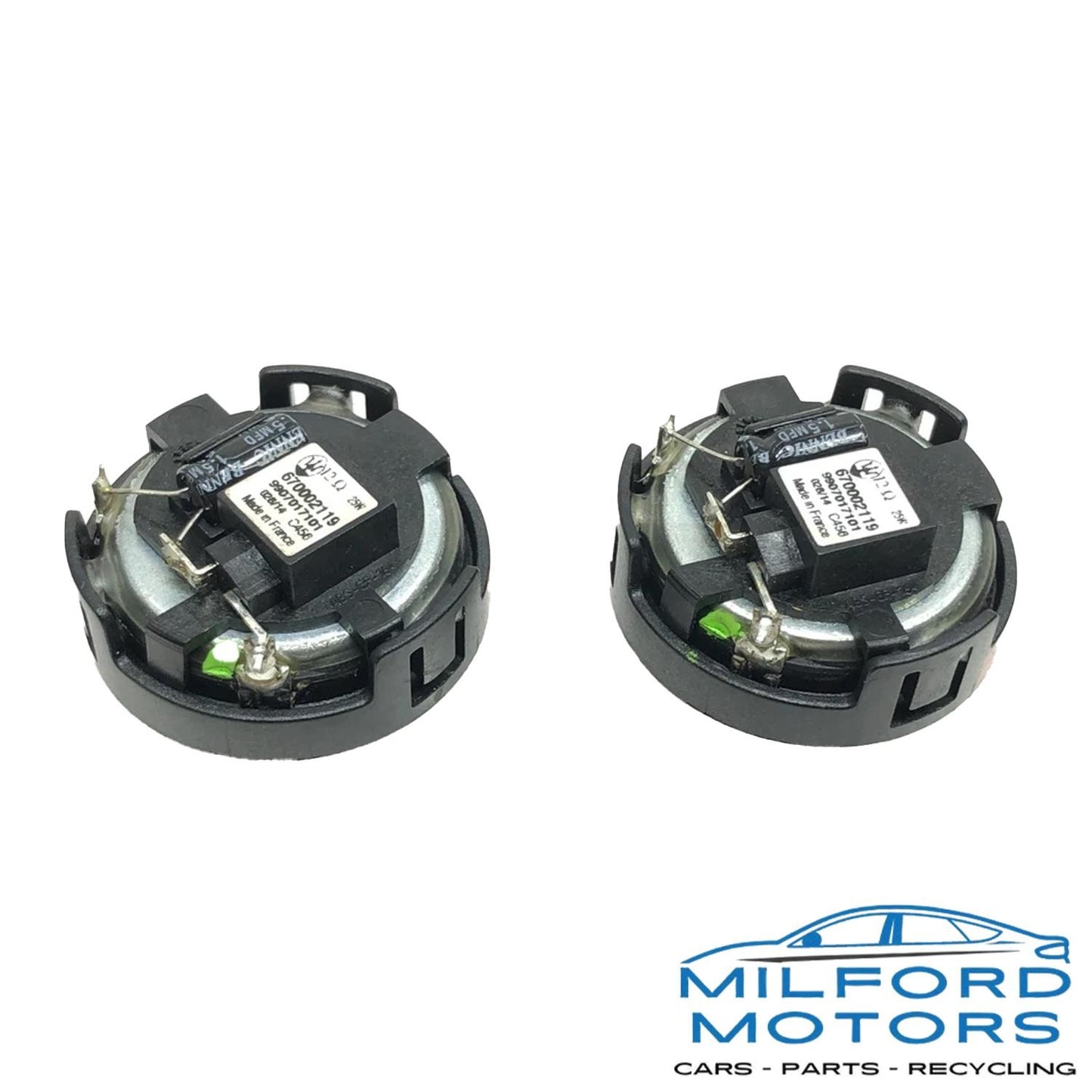 Pair of Door Speakers Tweeter Fits 2016 Maserati Ghibli Sedan 3.0L
