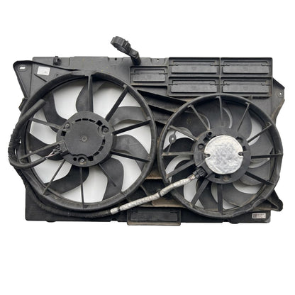 OEM Radiator Fan Motor Fan Assembly Turbo Fits 2013-2019 Ford Explorer 2.3L 3.5L