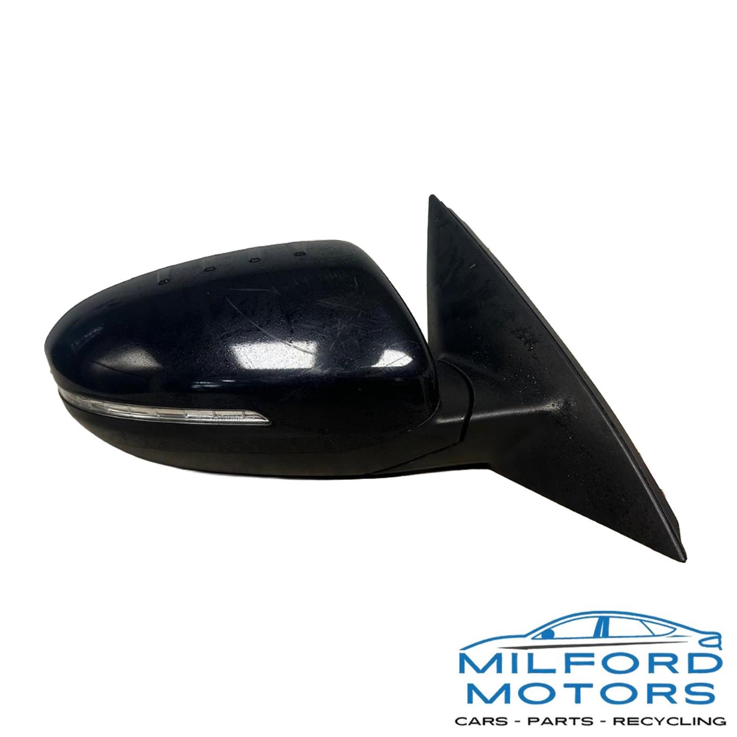 Black Passenger Side View Mirror Power Turn Signal Fits 12-2013 KIA Optima 2.4L
