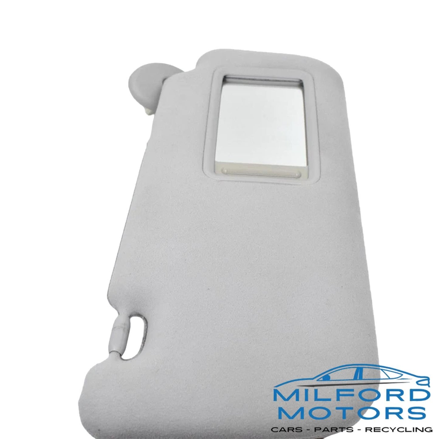 Passenger Right Side Sun Visor Gray Cloth Fits 2017 Toyota Mirai Sedan