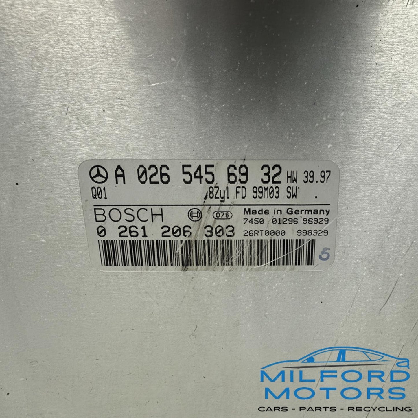 Electronic Control Module (ECM) Fits 02-05 Mercedes-Benz S500 S430 A0265456932