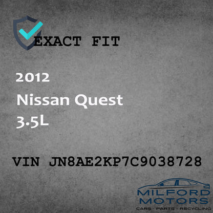 Electronic Control Module Engine/Motor - 2012-2013 Nissan Quest 3.5L 237101JR6B