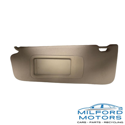 Front TAN Driver Side Sun Visor Illuminated Fits 2010-2016 BMW 550i 4.4L