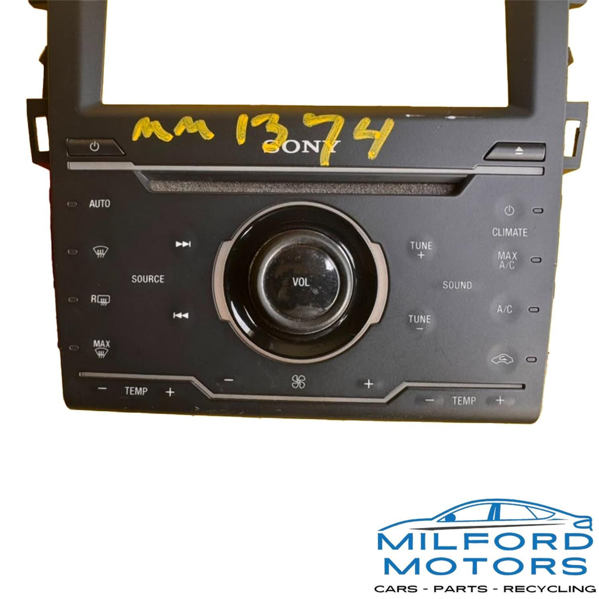 Radio Audio Control Switch Panel Fits 2013 Ford Fusion Sedan 2.0L DS7T18E245PR