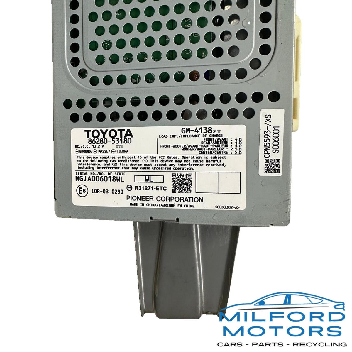 Multiplex Network Control Module Fits 2014 Lexus IS250 Sedan 2.5L 89221-53270