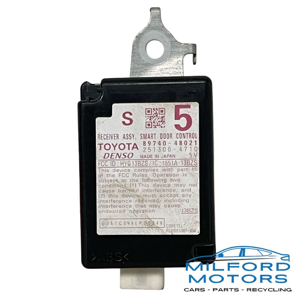 Smart Door Receiver Control Module - 2009 Toyota Highlander 3.5L 89740-48020