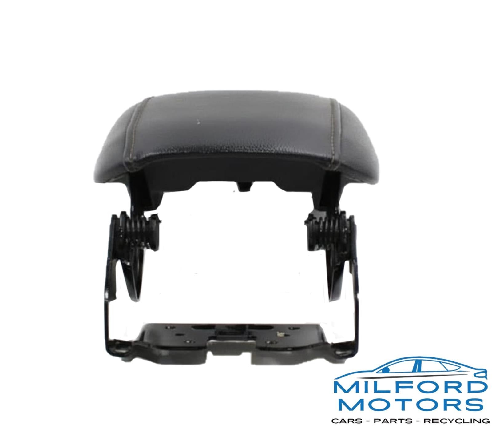 Black Front Floor Console Fits 2013 Ford Fusion Titanium Sedan 2.0L