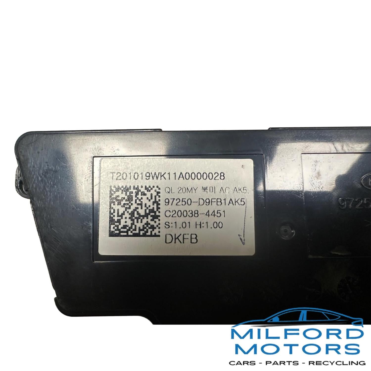 Black A/C Manual Temperature Control Fits 20-2022 Sportage 2.4L 97250D9AB1AK5