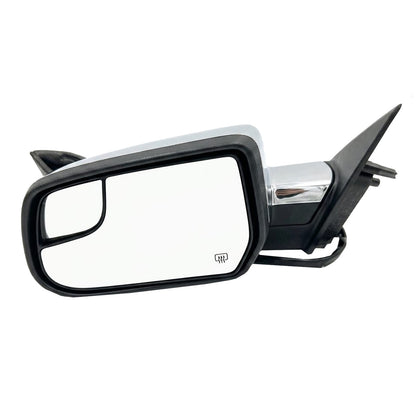 Driver Side-View Chrome Mirror Fits 2011-2014 Chevrolet Equinox GMC Terrain 2.4L