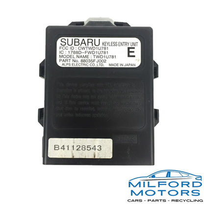 Chassis Theft-locking Keyless Entry Fits 13-2017 Subaru XV Crosstrek 88035FJ002