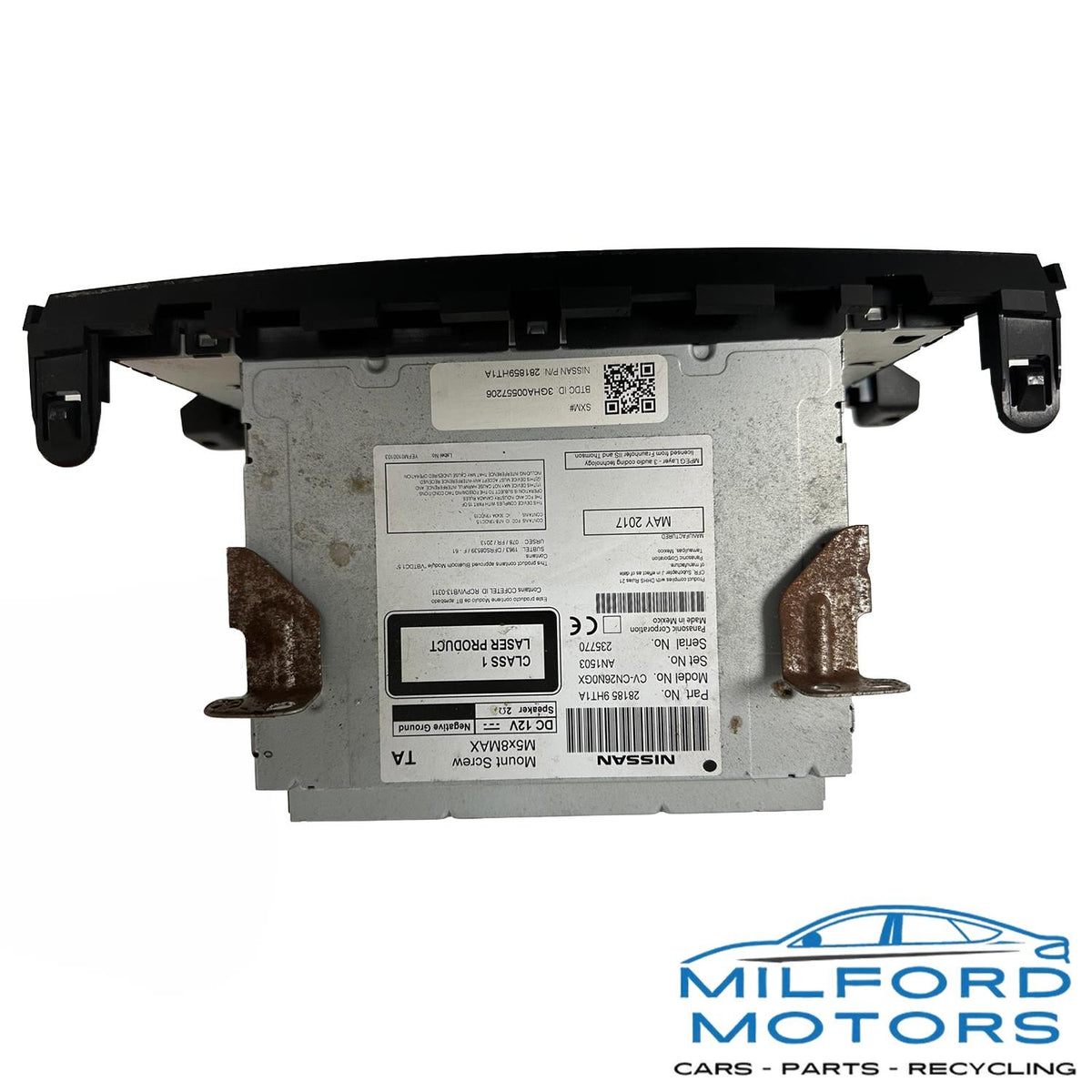 Audio Equipment Radio Receiver AM-FM-Cd Fits 17-18 Altima S / SR 2.5L 281859HT1A