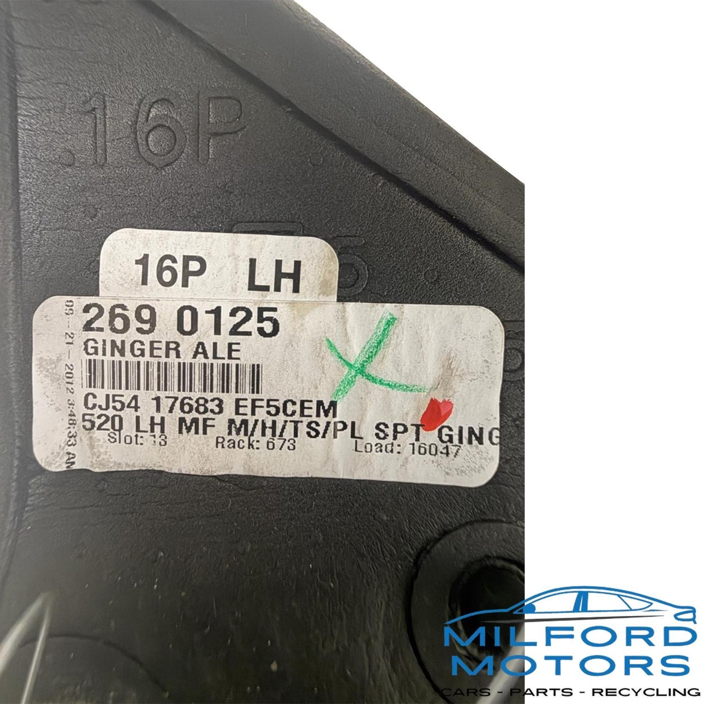 Front Driver Side Door View Mirror Fits 2013 Ford Escape SEL 1.6L