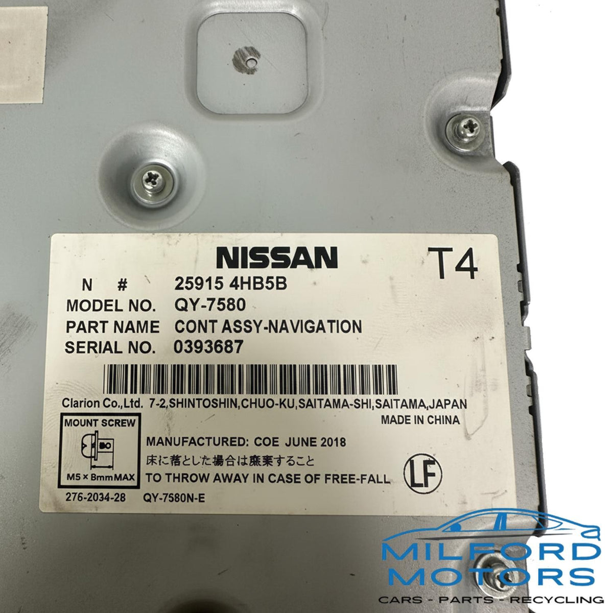 Driver Assist Control Module Fits 18-20 Armada Q50 Q60 QX30 QX60 5.6L 259154HB5B