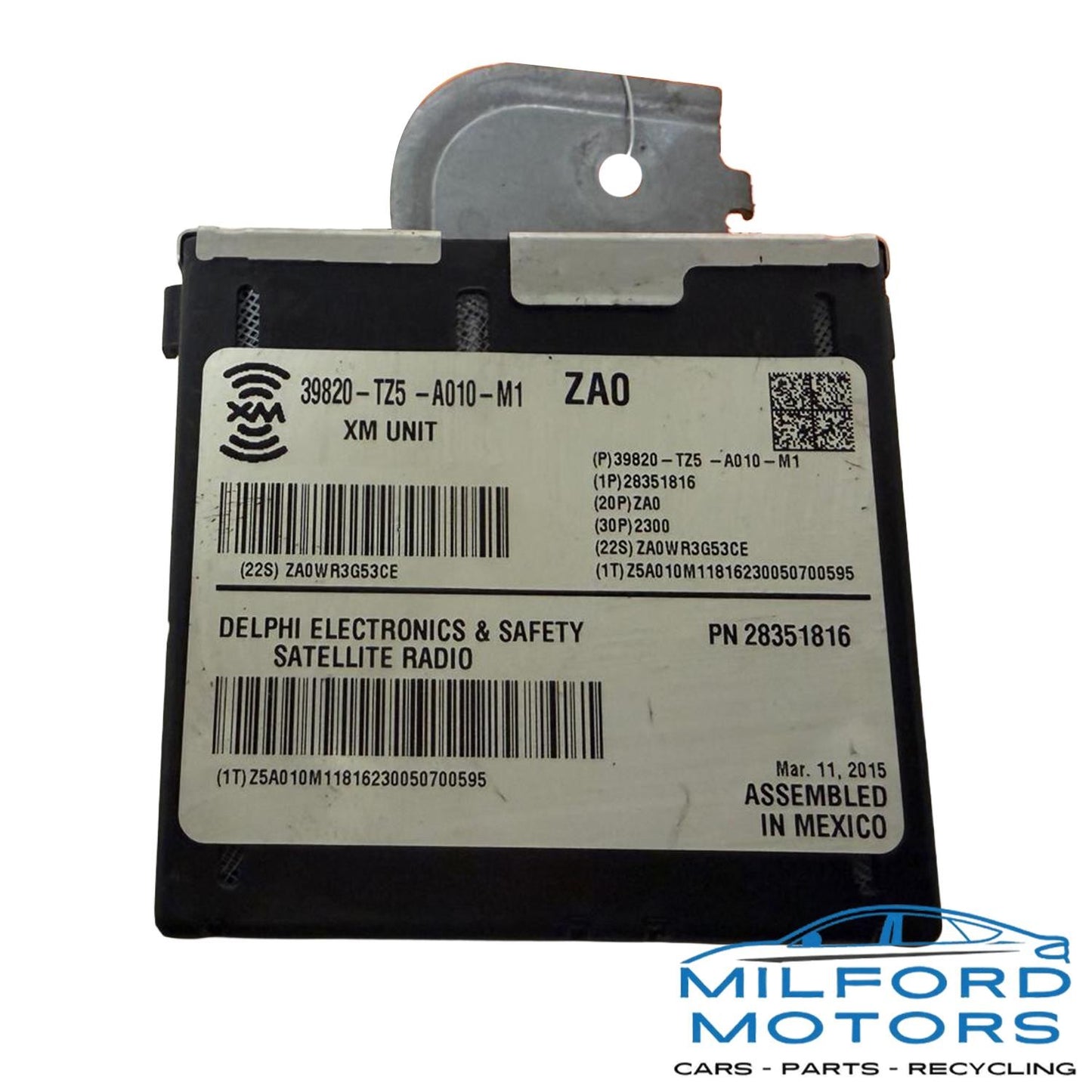 Chassis Sat Receiver Control Module Fits 2015 Honda Odyssey V6 39820-TZ5-A010-M