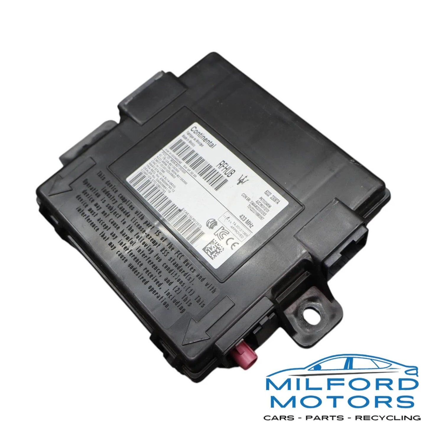 Keyless Entry Hub Control Module Fits 2016 Maserati Ghibli Sedan 3.0L