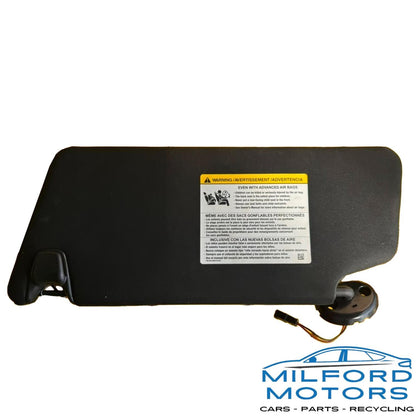 Passenger Side Sun Visor w/ Illumination Fits 2016-2019 Ford Explorer SUV 3.5L