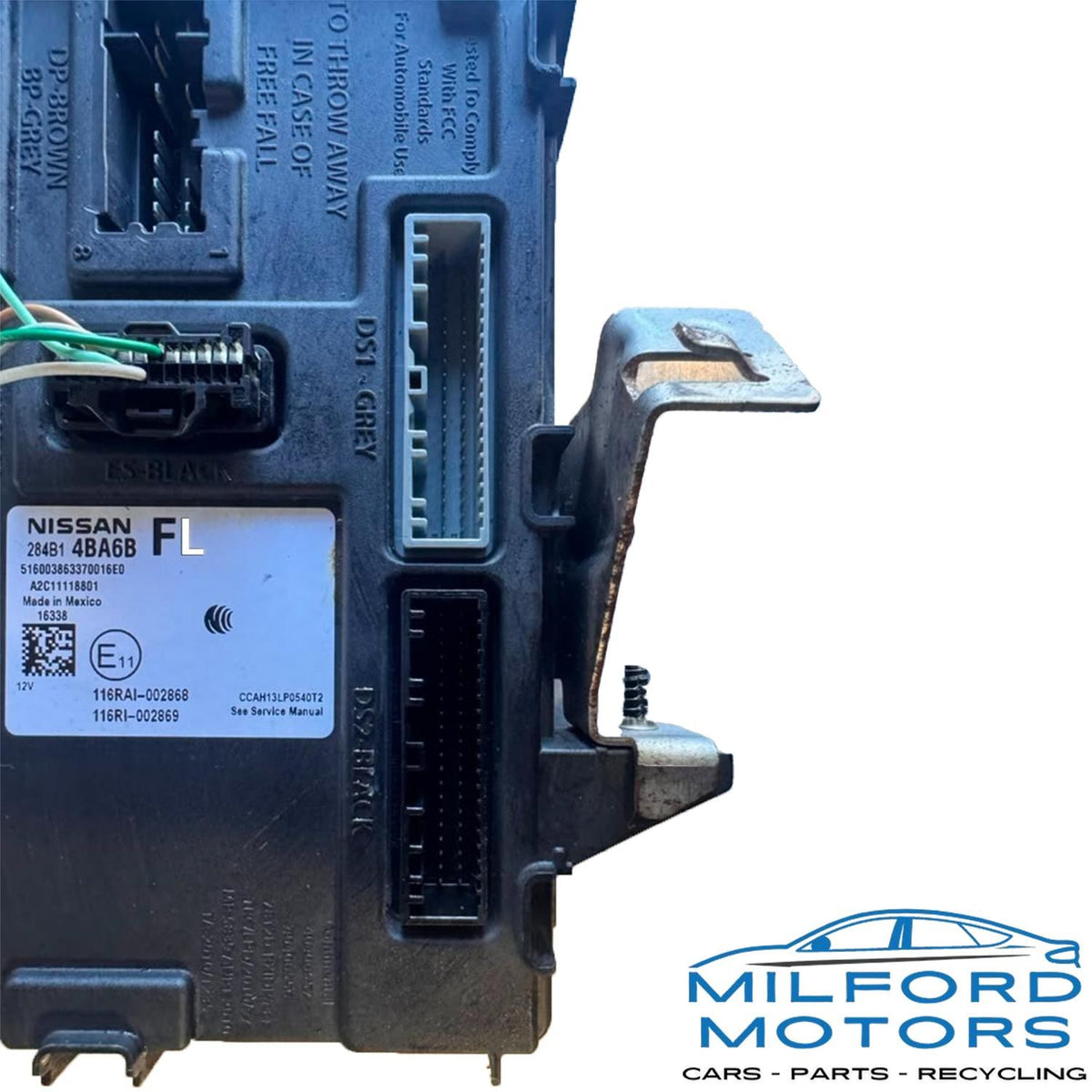 Chassis Body Control Module Fits 2017-2018 Nissan Rogue Qashqai 2.5L 284B14BA6B