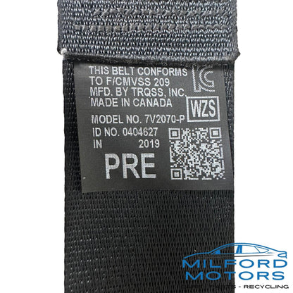 Black Front Seat Belt  Fits 2018-2025 Corolla Cross Camry Corolla RAV4 2.5L