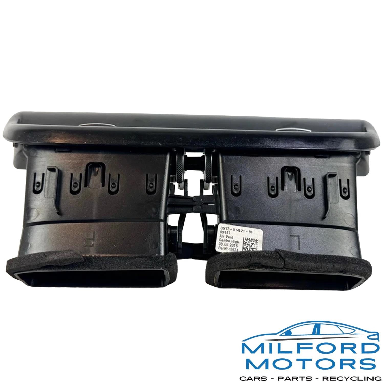 Center Dash Radio Trim Bezel Air Vent Grille Cover - 2017 Jaguar F-PACE S 3.0L