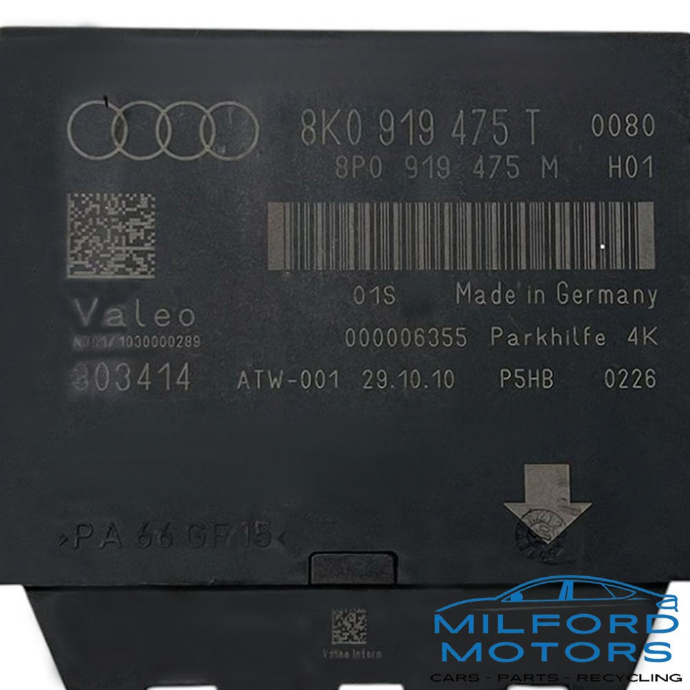 Driver Park Assist Control Module Fits 2012-2014 Audi A4 quattro 2.0L 8K0919475T