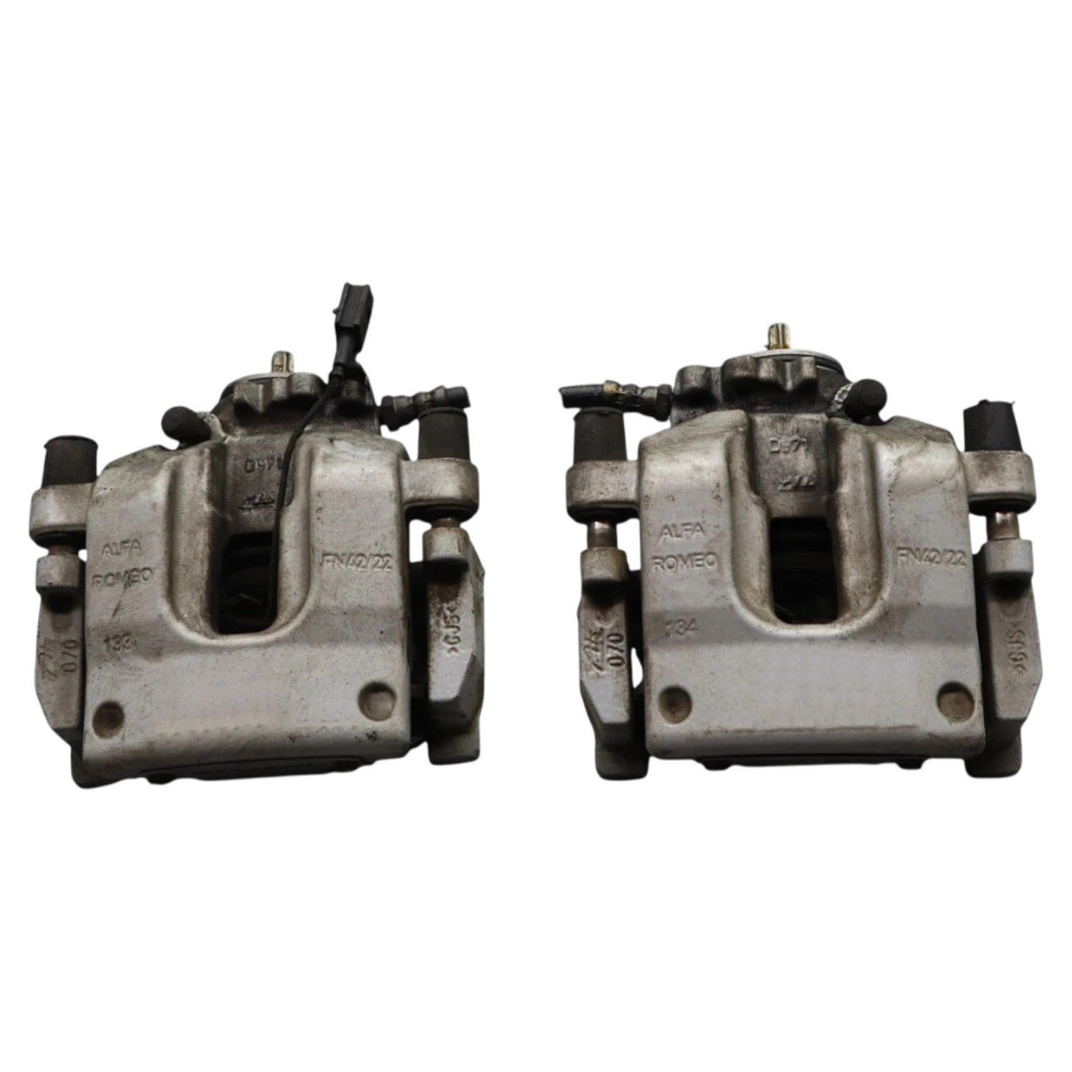Rear Pair of Parking Brake Caliper Fits 2016 Maserati Ghibli Sedan 3.0L