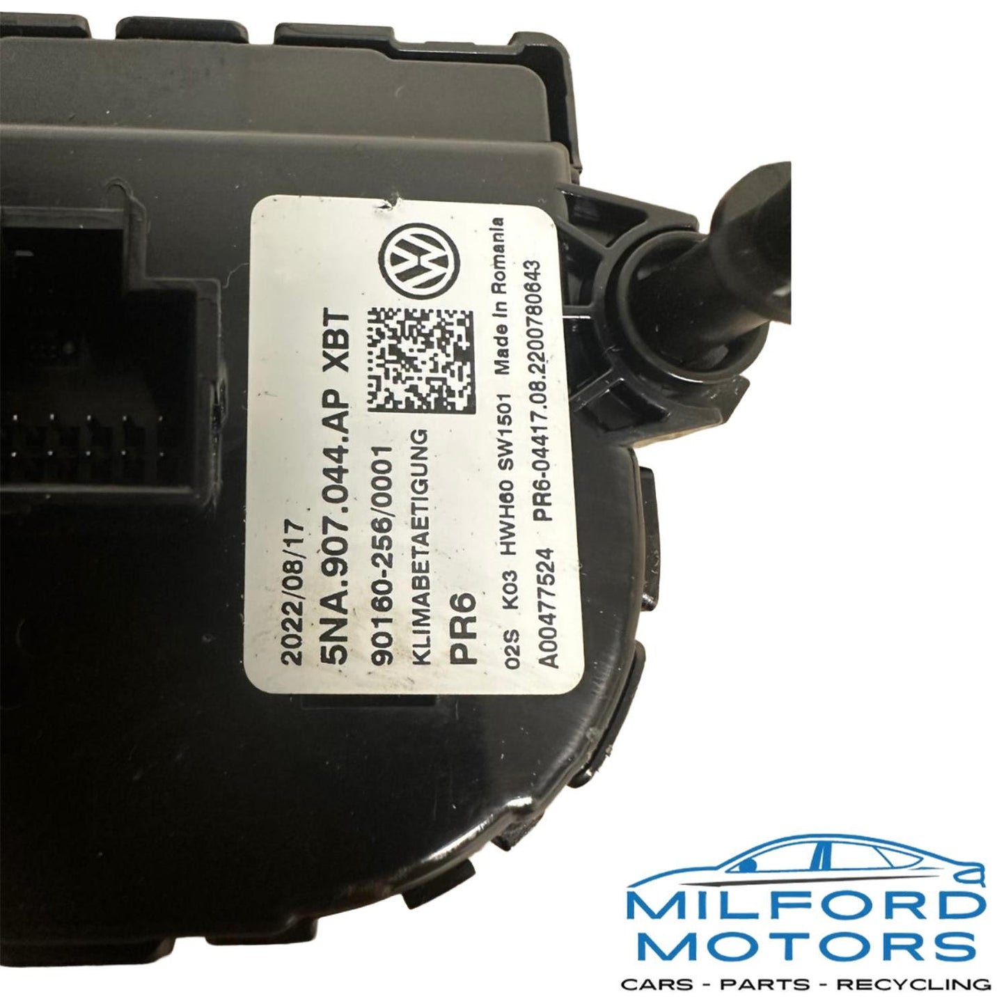 Black Dual Zone Temperature Control Fits 2022-2023 Volkswagen Tiguan 2.0L